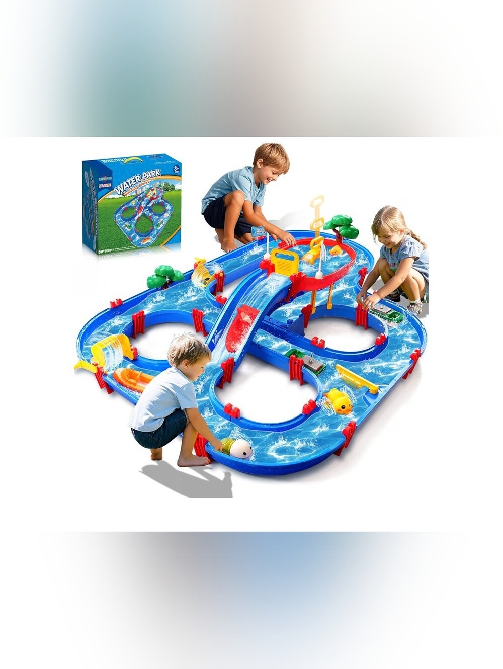 Kids Double-Tier Water Play Table
